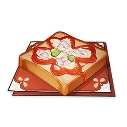 Toast au poisson